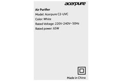 Máy lọc không khí kết hợp quạt đối lưu 2 trong 1 Acerpure AC553-50W, 45m2