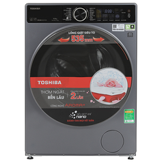 Máy giặt sấy Toshiba Inverter giặt 13 kg - sấy 8 kg TWD-T25BZP140MWV(MG)