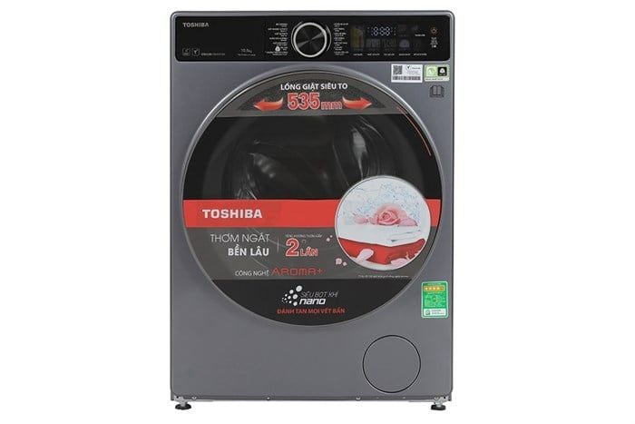 Máy giặt sấy Toshiba Inverter giặt 13 kg - sấy 8 kg TWD-T25BZP140MWV(MG)