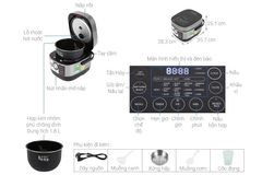 Nồi cơm điện cao tần 1.8L Toshiba RC-18IP1PV