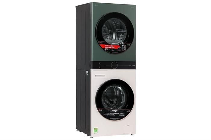 Tháp giặt sấy LG WashTower Inverter giặt 14 kg - sấy 10 kg WT1410NHEG
