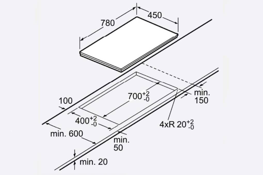 Bếp từ đôi lắp âm Bosch PPI82566VN