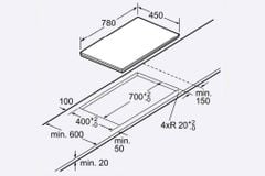 Bếp từ đôi lắp âm Bosch PPI82566VN