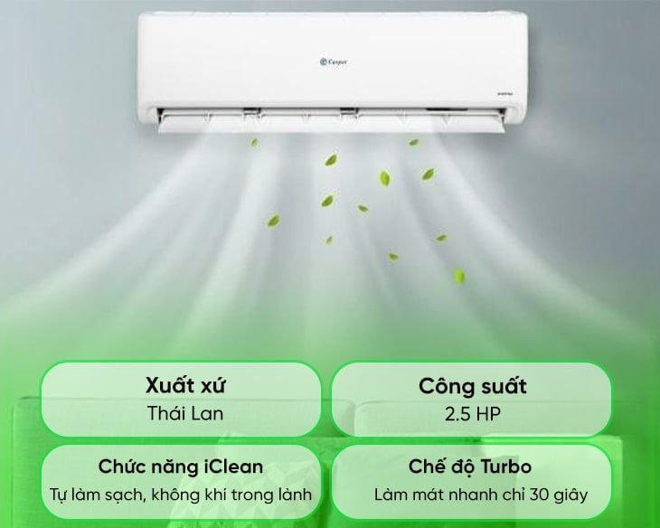 Điều hoà Casper Inverter 2.5 HP TC-24IS36