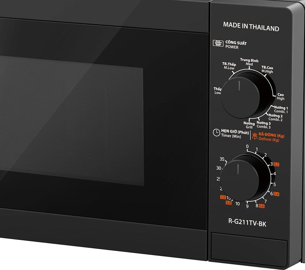 Lò vi sóng có nướng Sharp 21 lít R-G211TV-BK