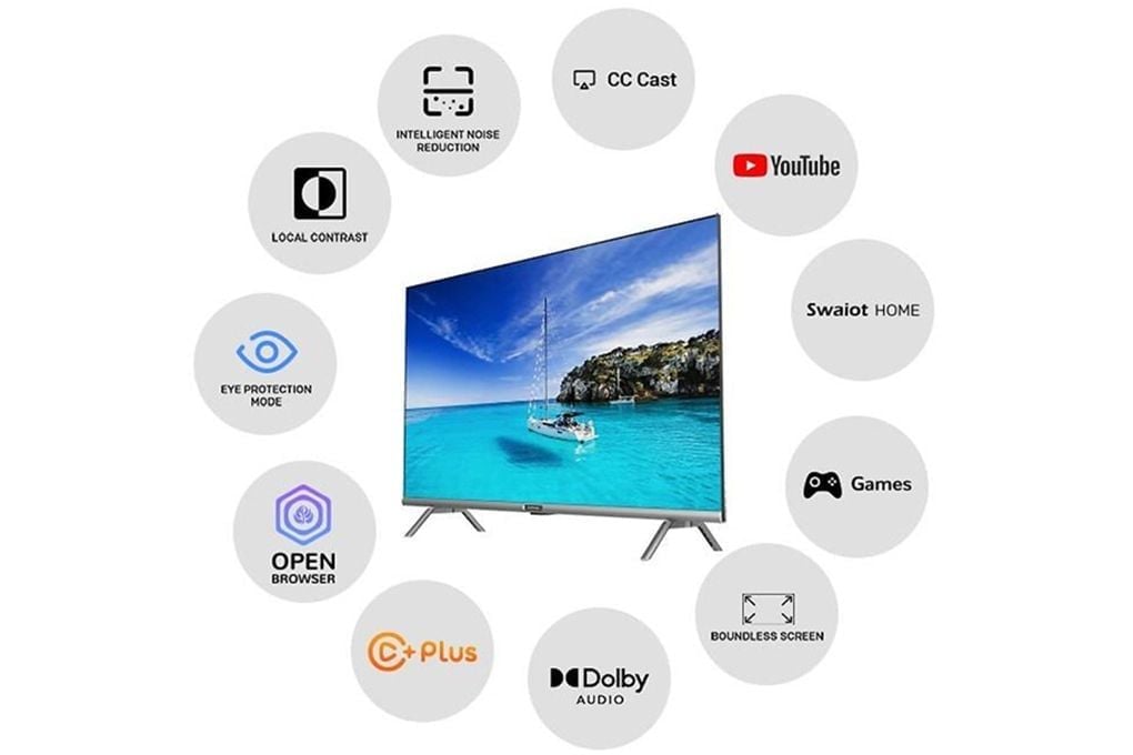 Smart Tivi Coocaa Wifi 43S3U+ Thái Lan