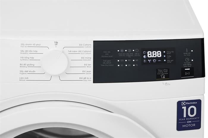 Máy sấy quần áo thông hơi Electrolux 8 kg EDV804H3WC
