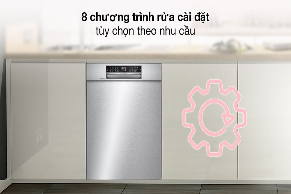 Máy rửa bát bán âm Bosch SMU6ECS57E Seri 6