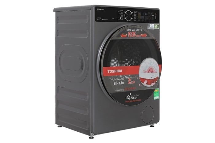 Máy giặt sấy Toshiba Inverter giặt 13 kg - sấy 8 kg TWD-T25BZP140MWV(MG)