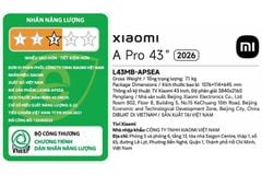 Google Tivi Xiaomi A FHD 43 inch L43MB-AFSEA 2026