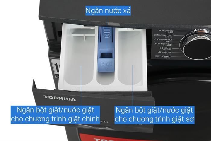Máy giặt sấy Toshiba Inverter giặt 13 kg - sấy 8 kg TWD-T21BU140UWV(MG)