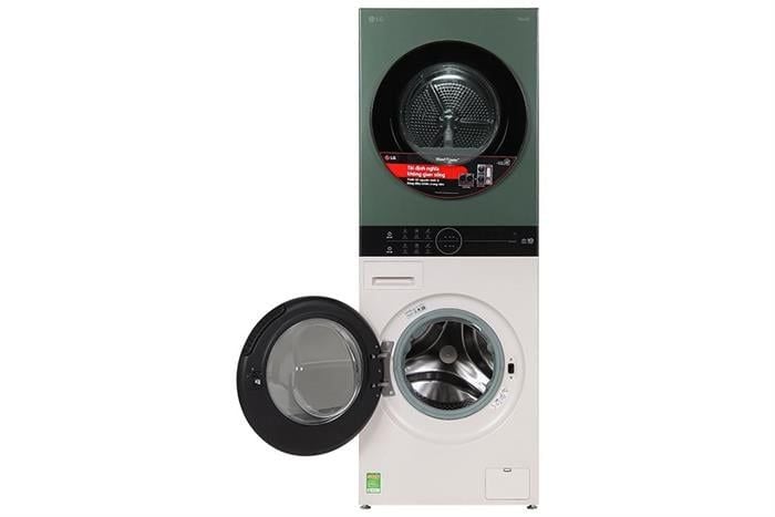 Tháp giặt sấy LG WashTower Inverter giặt 14 kg - sấy 10 kg WT1410NHEG