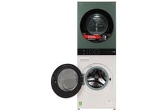 Tháp giặt sấy LG WashTower Inverter giặt 14 kg - sấy 10 kg WT1410NHEG