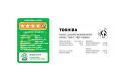 Máy giặt sấy Toshiba Inverter giặt 10.5 kg - sấy 7 kg TWD-T27BZP115MWV(MG)