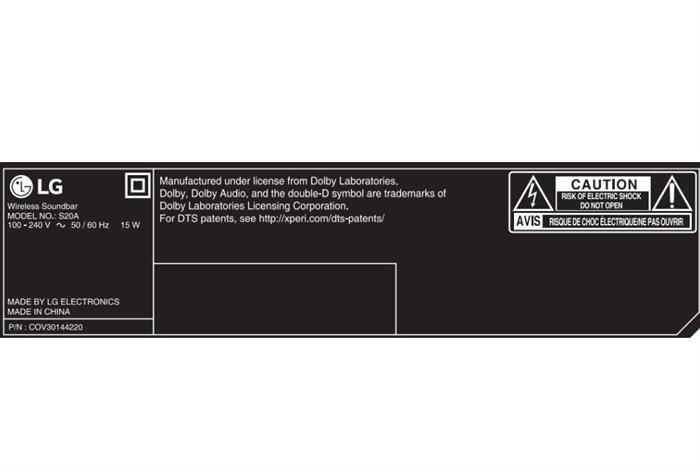 Loa thanh LG S20A 50W