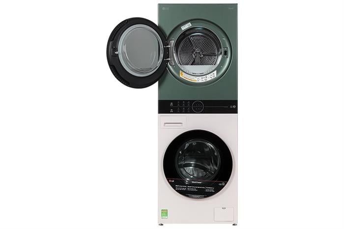 Tháp giặt sấy LG WashTower Inverter giặt 14 kg - sấy 10 kg WT1410NHEG