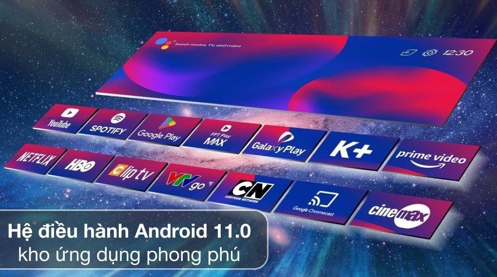 Android Tivi Casper 4K 55 inch 55UGA610