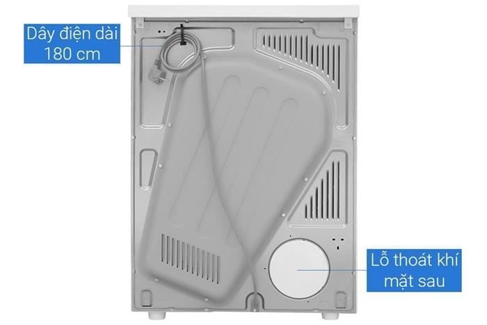 Máy sấy quần áo thông hơi Electrolux 8 kg EDV804H3WC