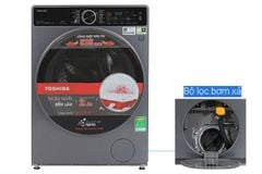 Máy giặt sấy Toshiba Inverter giặt 13 kg - sấy 8 kg TWD-T25BZP140MWV(MG)