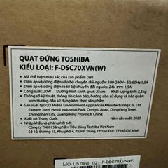Quạt đứng Toshiba 7 cánh F-DSC70XVN(W) 20W