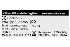 Máy sấy quần áo bơm nhiệt Electrolux 9 kg EDH902R9SC