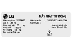 Máy giặt LG AI DD Inverter 22 kg T2522AX7G