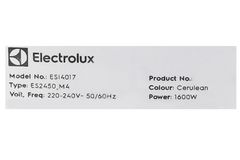 Bàn ủi hơi nước Electrolux ESI4017 1600W