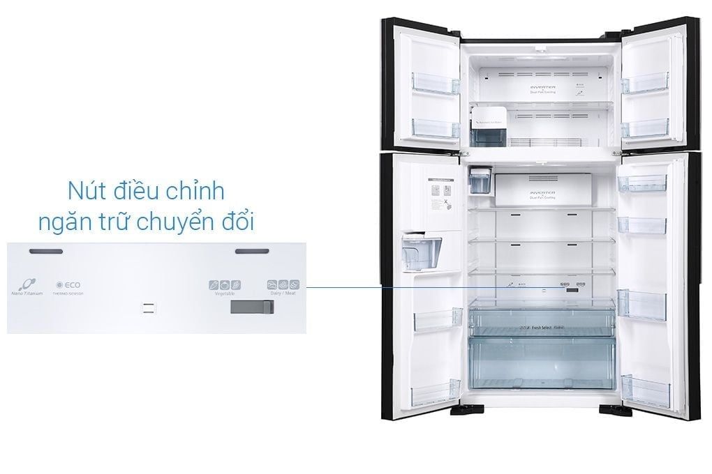 Tủ lạnh Hitachi Inverter 540 lít R-FW690PGV7X GBK