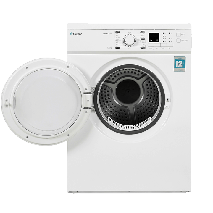 Máy sấy thông hơi Casper 7.2 kg TD-72VWD