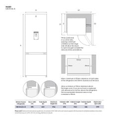 Tủ lạnh Electrolux AI ngăn đá dưới 335L Series 700 EBM3442L-B