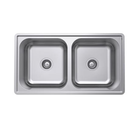 Chậu Inox Hafele HS20-SSN2R90M