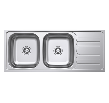 Chậu Inox Hafele HS20-SSD2R90