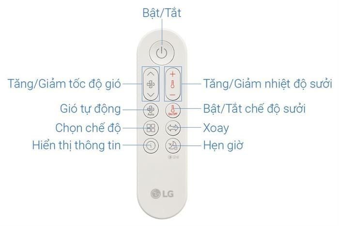Máy lọc không khí kết hợp sưởi LG PuriCare AeroTower FS15GPCJ0.ABAE 40W