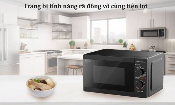 Lò vi sóng có nướng Sharp 21 lít R-G211TV-BK