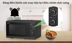 Lò vi sóng có nướng Sharp 25 lít R-G251TV-BK