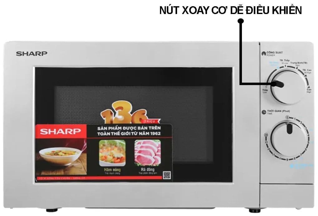 Lò vi sóng Sharp R-207VN 20 lít