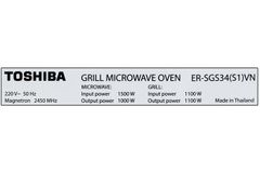 Lò vi sóng có nướng 34L TOSHIBA ER-SGS34(S1)VN - Thái Lan