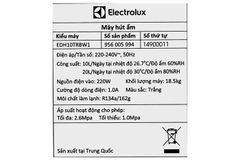 Máy hút ẩm 20L Electrolux EDH10TRBW1 - Trung Quốc