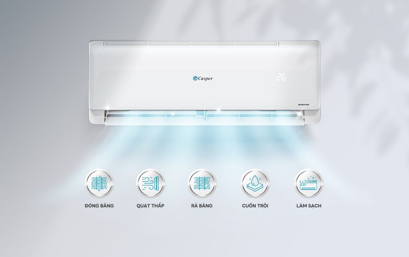Điều hoà Casper Inverter 2.5 HP TC-24IS36