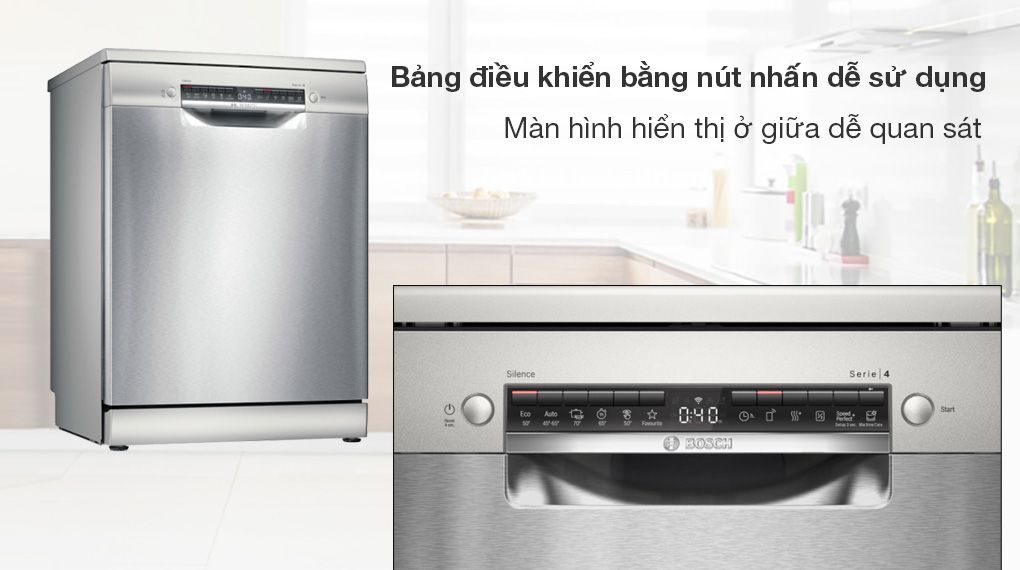 Máy rửa chén độc lập Bosch SMS4HMI07E