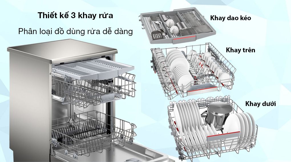 Máy rửa chén độc lập Bosch SMS6ECI11E