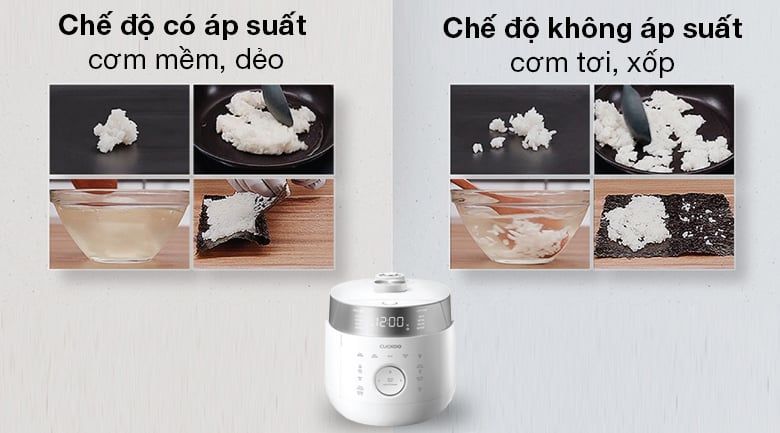 Nồi cơm áp suất cao tần Cuckoo 1.8 lít CRP-LHTR1009F/WHSIVNCV