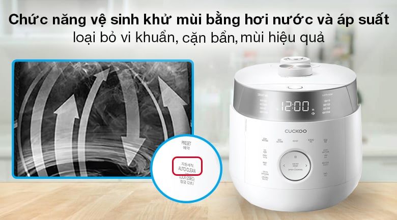 Nồi cơm áp suất cao tần Cuckoo 1.8 lít CRP-LHTR1009F/WHSIVNCV