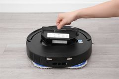 Robot hút bụi lau nhà Ecovacs T30 PRO OMNI - Đen