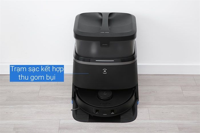 Robot hút bụi lau nhà Ecovacs T30 PRO OMNI - Đen