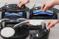 Robot hút bụi lau nhà Ecovacs T30 PRO OMNI - Đen
