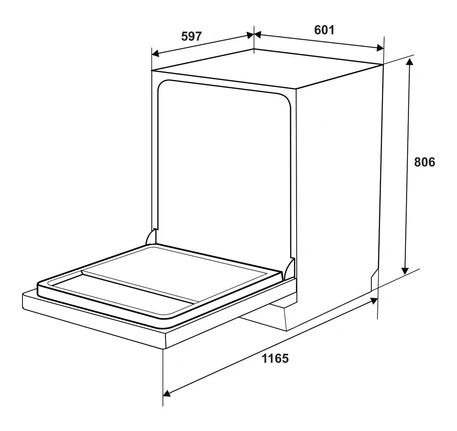 Máy rửa bát 15 bộ Hafele HDW-F6012G (535.29.672)