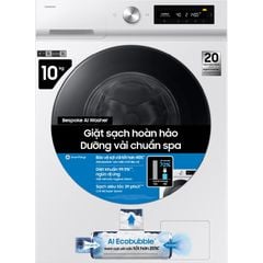 Máy giặt Samsung Bespoke AI EcoBubble Inverter 10 kg WW10DB7U34GWSV