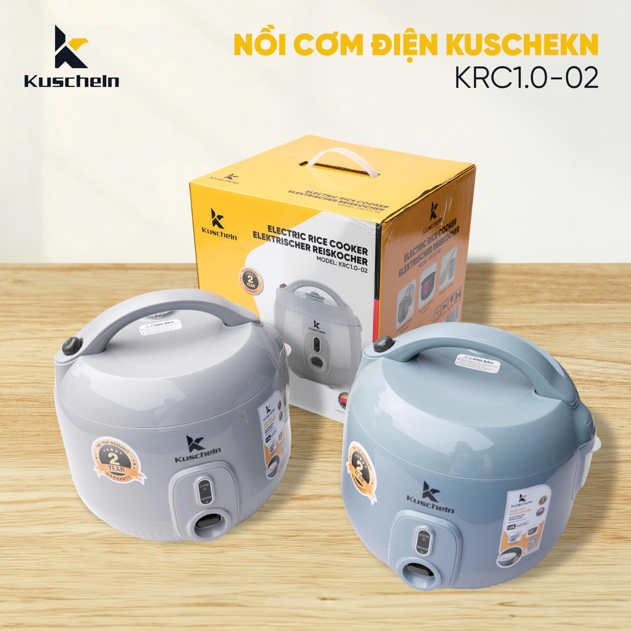 NỒI CƠM ĐIỆN 1L2 KUSCHELN - KRC1.0-02