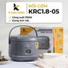 NỒI CƠM ĐIỆN 1L8 LÒNG NỒI INOX KUSCHELN - KRC1.8-04